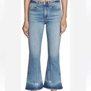 rag & bone 10 inch flare vale jeans ankle length